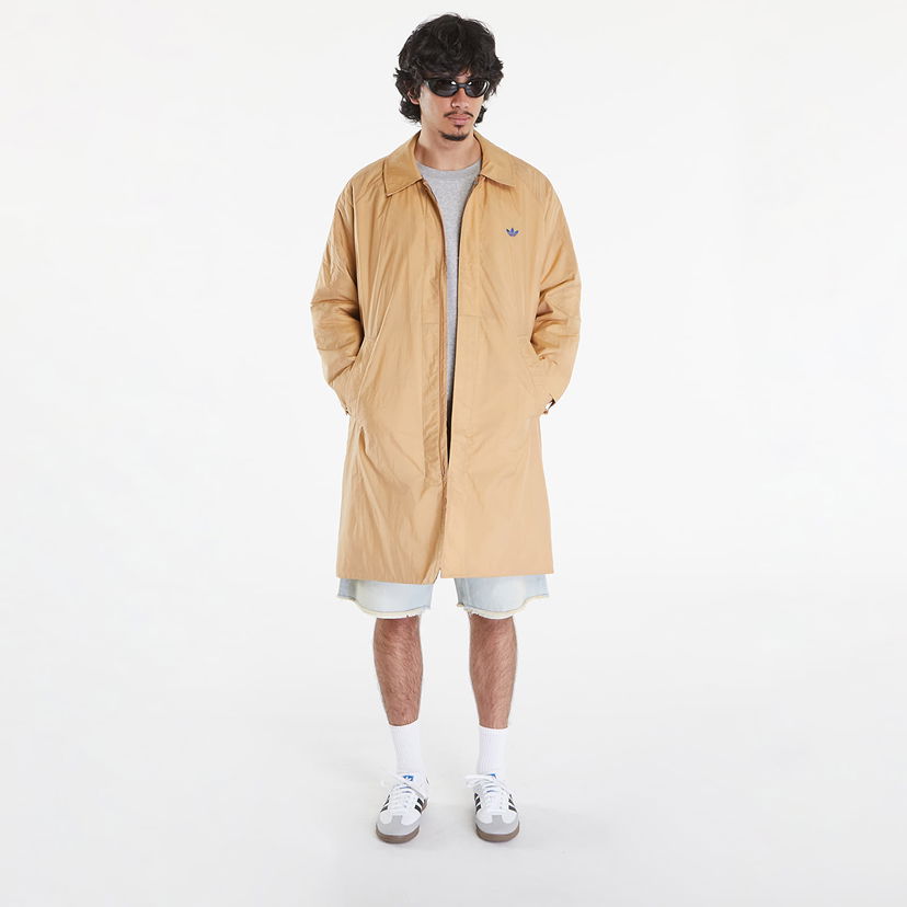 Куртка adidas Originals Wales Bonner x Reversible Mac Beige/ Navy Blue бежевий | IW3600