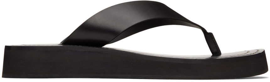 Одяг The Row The Row Ginza Platform Flip-Flop Sandals чорний | F1159-L52, 0