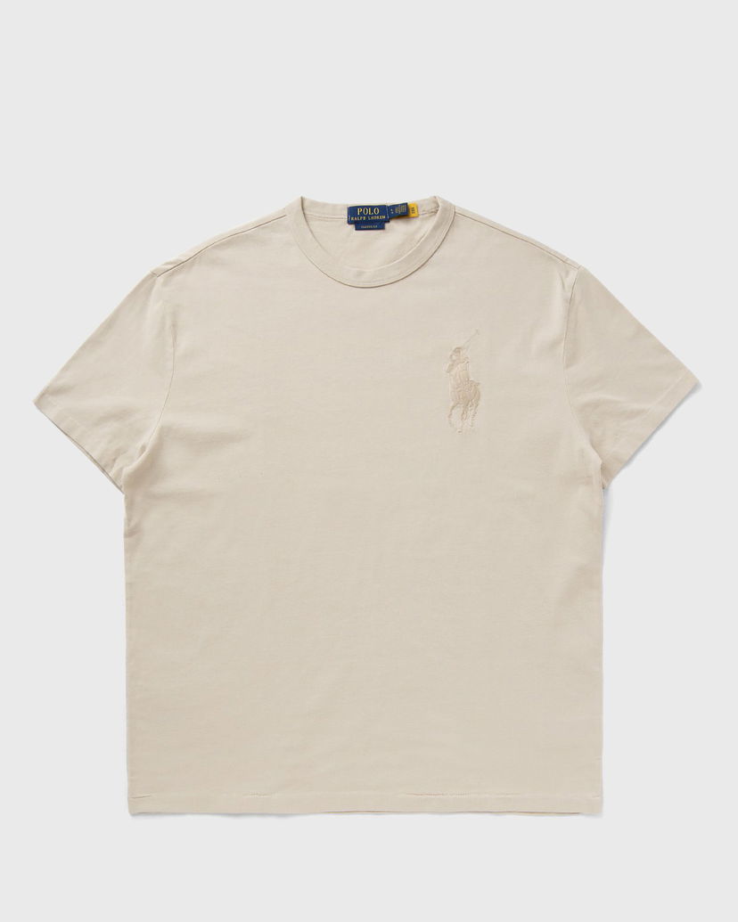 Футболка Polo by Ralph Lauren Polo Ralph Lauren Classic Fit T-Shirt with Embroidered Logo бежевий | 710936509007