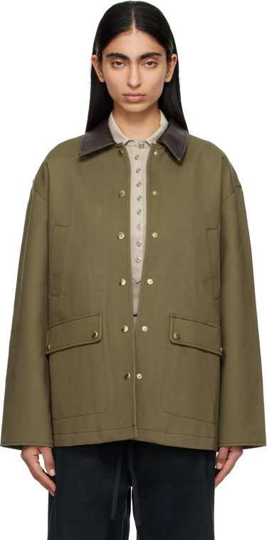 Куртка rag & bone Rag & Bone Cassidy Cotton Jacket Зелений | WAW24F20167516, 0