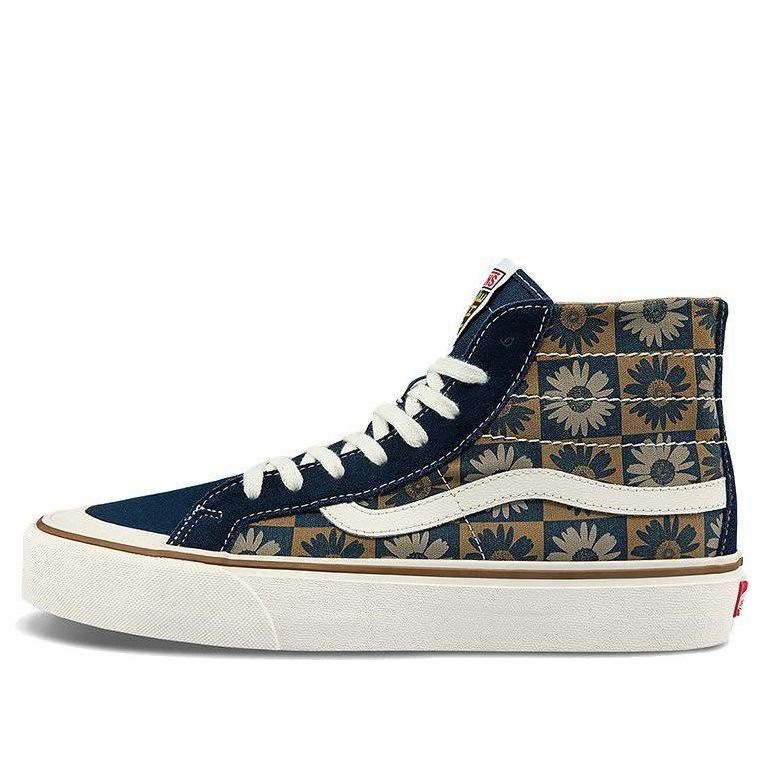 Кросівки та взуття Vans SK8-Hi Checkerboard Floral Синій | VN0A3MV1A5A