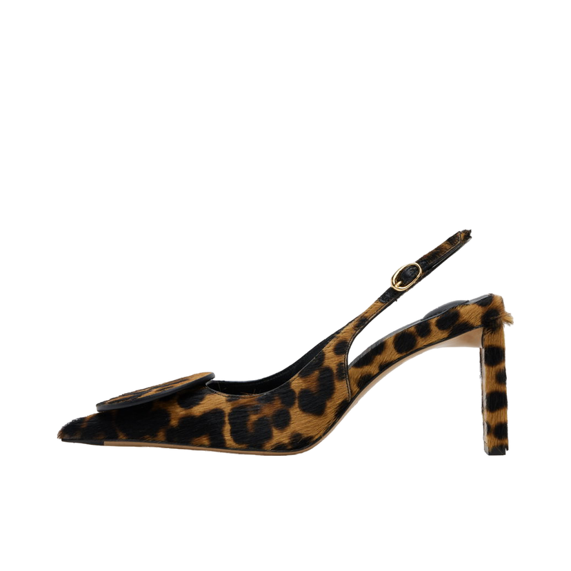 Кросівки та взуття Jacquemus Les Sculptures 'Les slingbacks Duelo hautes' Heels "Brown Black" Коричневий | 24E241FO075-3168