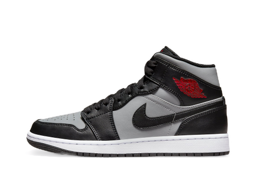 Кросівки та взуття Jordan Air Jordan 1 Mid "Shadow Red" чорний | 554724-096