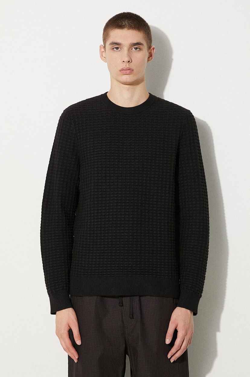 Cветр Samsoe Samsoe Samsoe Samsoe Textured Knit Sweater чорний | M23300077
