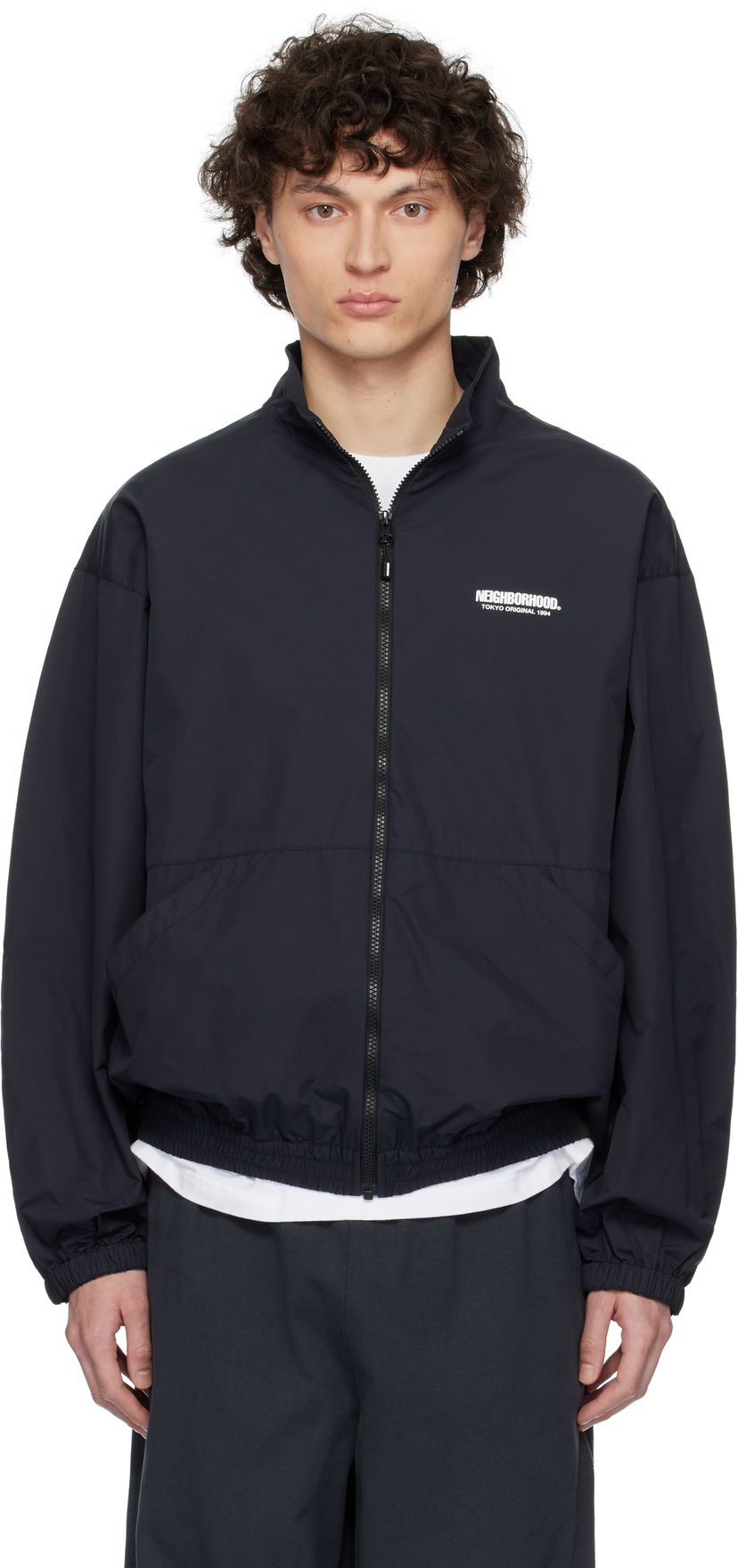 Вітровка Neighborhood Neighborhood Water-Repellent Track Jacket чорний | 251TSNH-JKM06