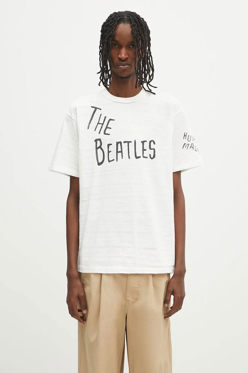 Футболка Human Made Human Made Beatles Graphic T-Shirt білий | HM29TE021