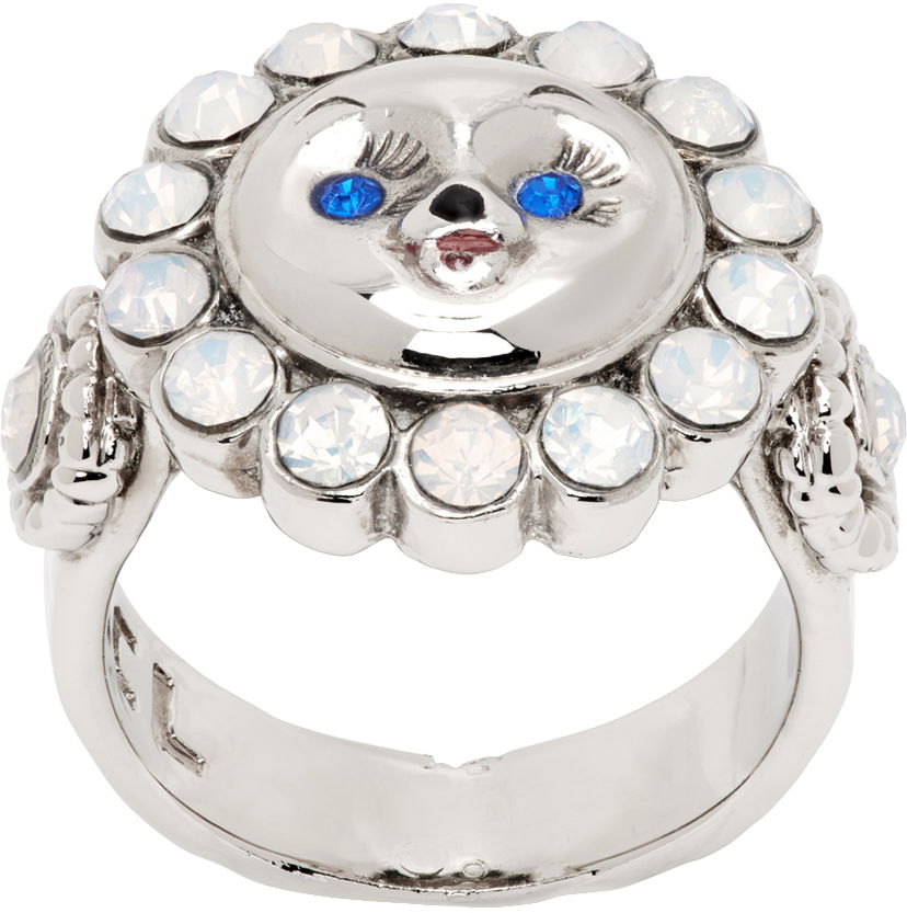 Кільце Chopova Lowena Crystal Embellished Silver Ring Металік | 6455