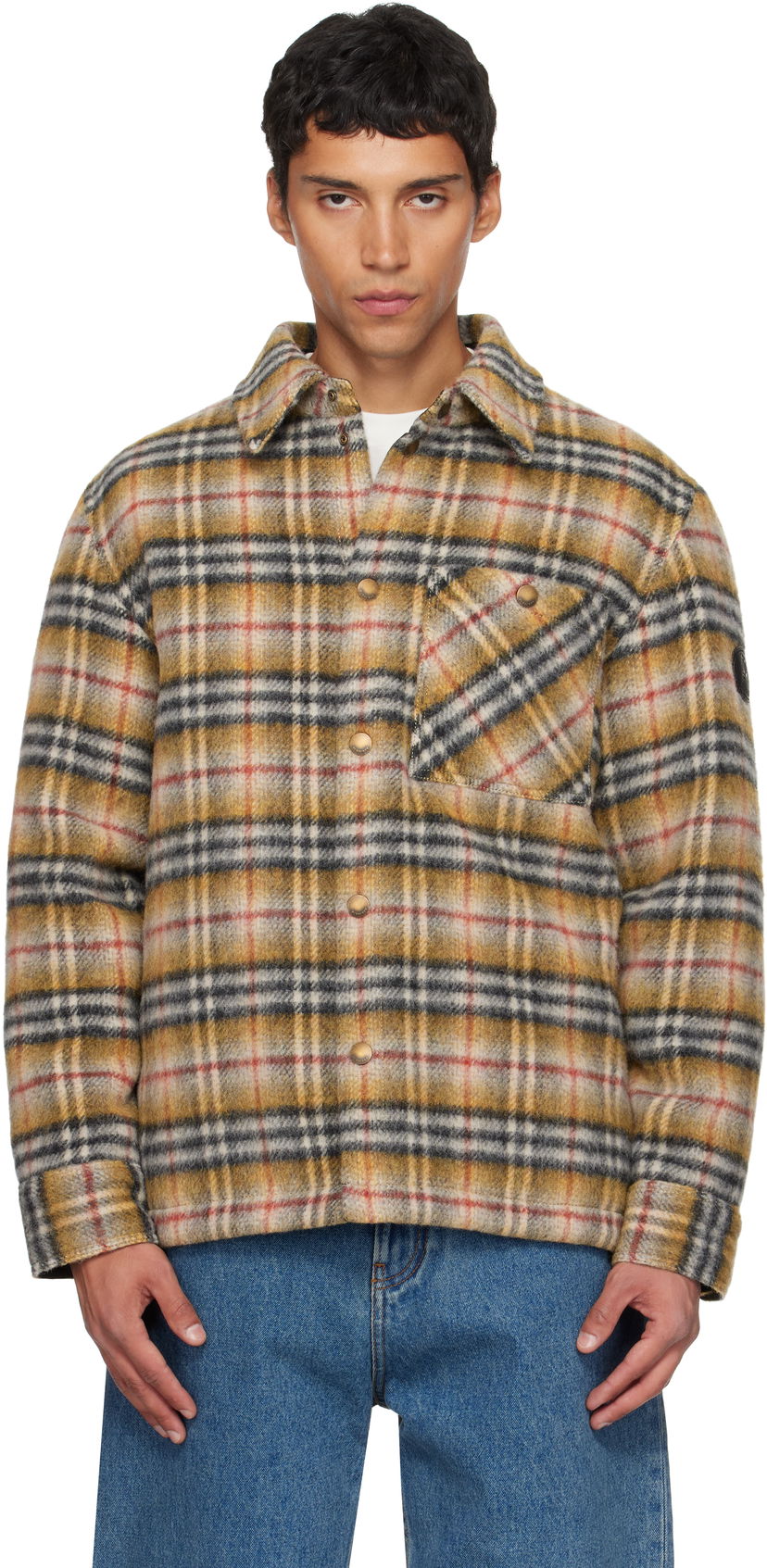 Куртка Burberry Burberry Check Insulated Jacket Жовтий | 8110913
