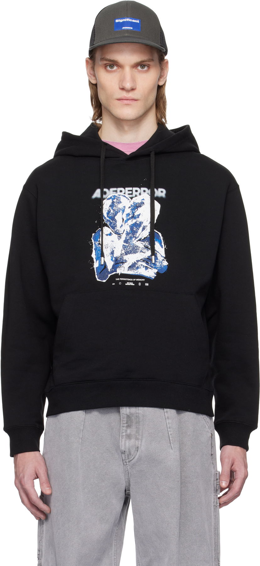 Світшоти ADER ERROR ADER error Product. 32 Hoodie чорний | BO01SSHD0103BK