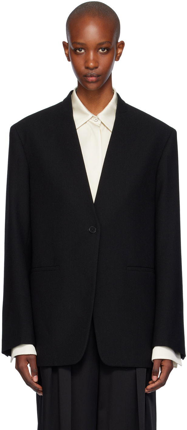 Жилет Jil Sander Single-Breasted Blazer чорний | J02BN0178_J41556