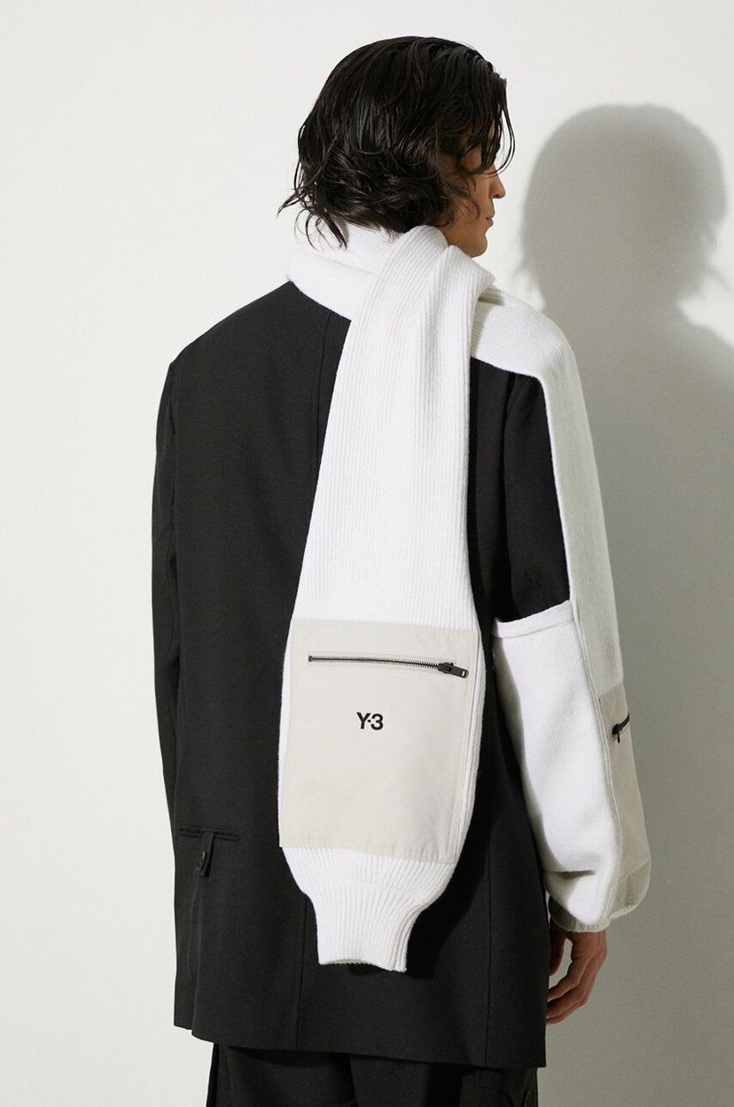 Шарф Y-3 Scarf With Pocket білий | JI6797