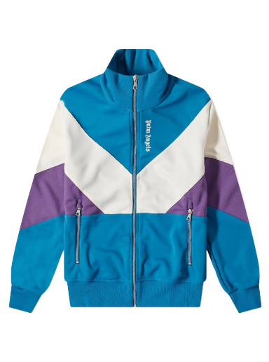 Куртка бомбер Palm Angels Colourblock Track Jacket Синій | PMBD034F22FAB0014703
