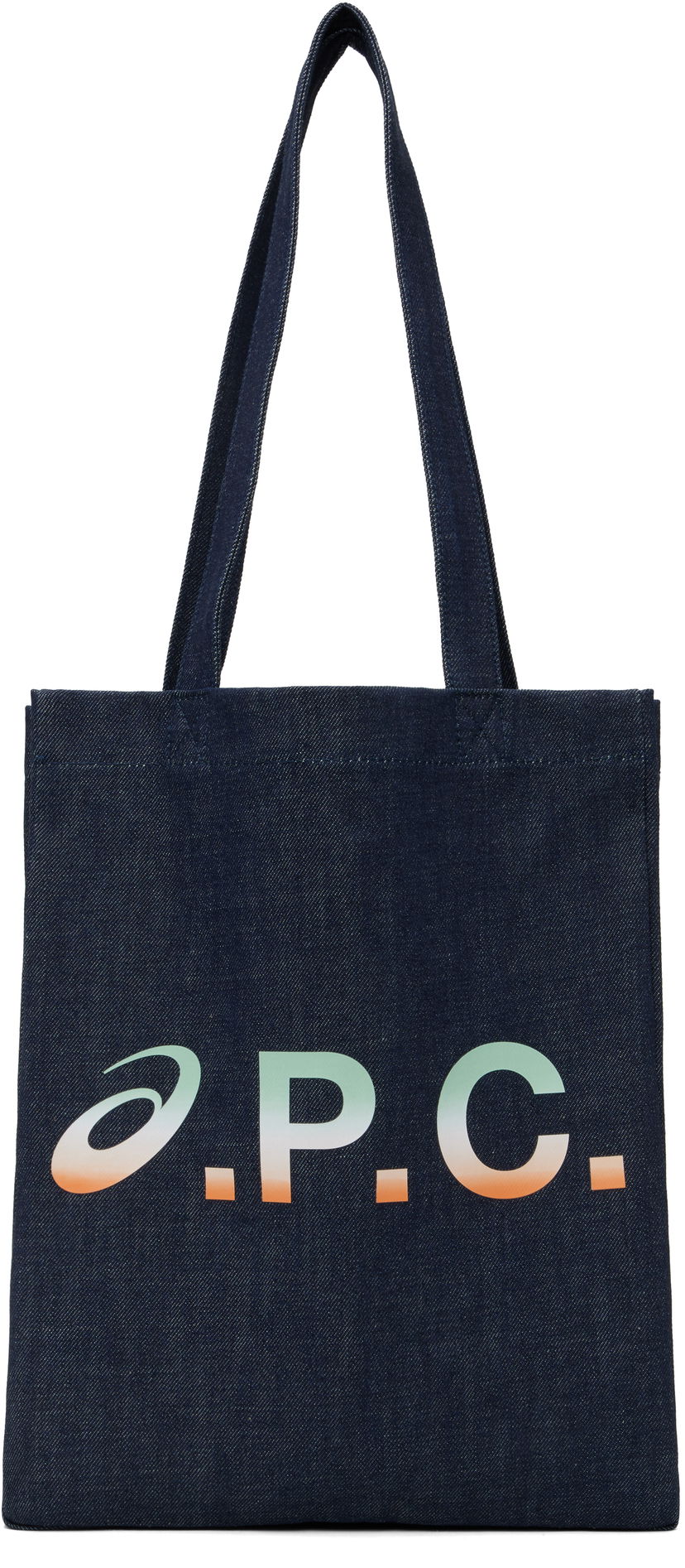 сумка-тоут A.P.C. ASICS Edition Lou Tote Bag темно-синій | COHEV-M61977