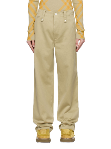 Штани Burberry Four-Pocket Trousers бежевий | 8076646