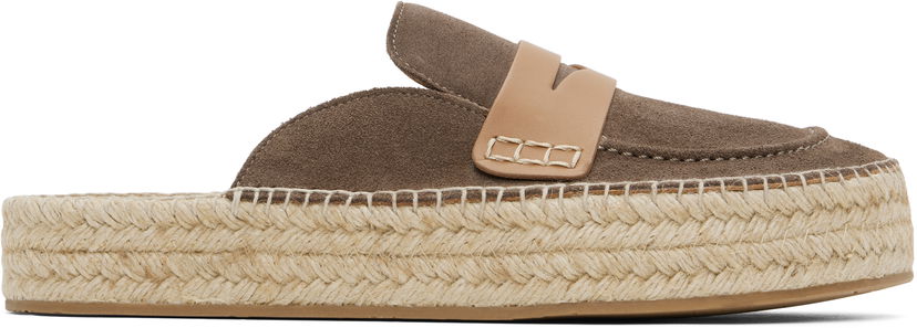 Кросівки та взуття JW Anderson JW Anderson Espadrille Loafer Mules Коричневий | LF0054-LA0240