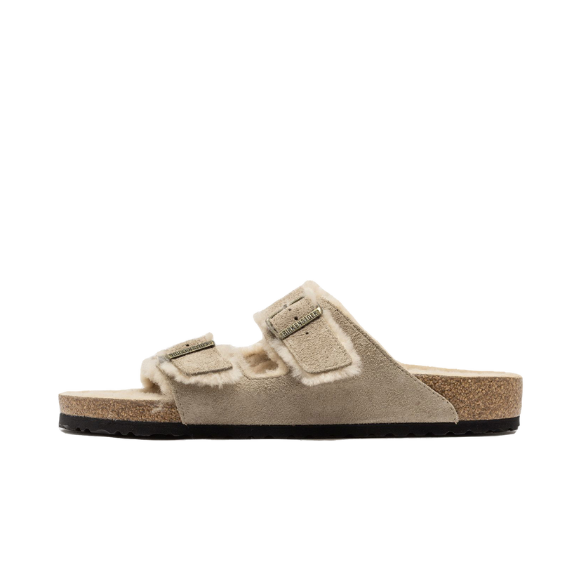 Кросівки та взуття Birkenstock Arizona Shearling Suede Leather бежевий | 1028226