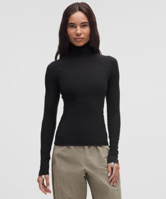 Cветр lululemon Wool-Blend Turtleneck Base Layer чорний | prod20001527, 6