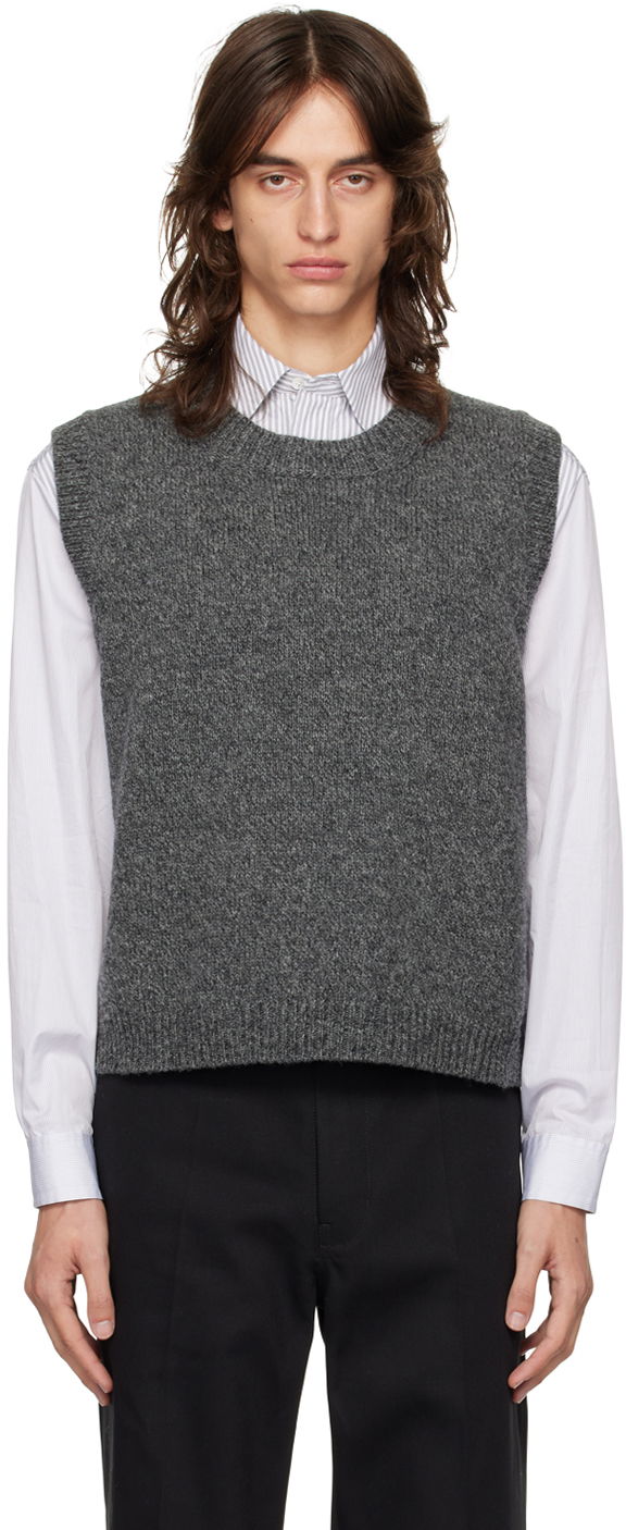 Світшоти Maison Margiela Gray Crewneck Vest Сірий | S50FB0104 M13059