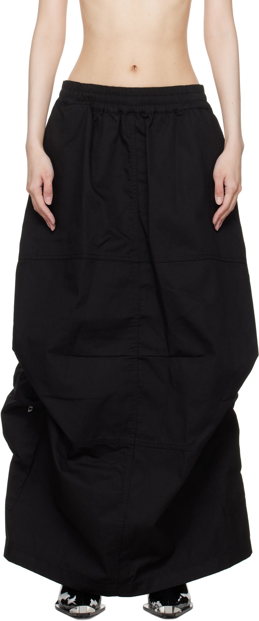 Спідниця Diesel Maxi Skirt With Pockets чорний | A15321 0AJEB