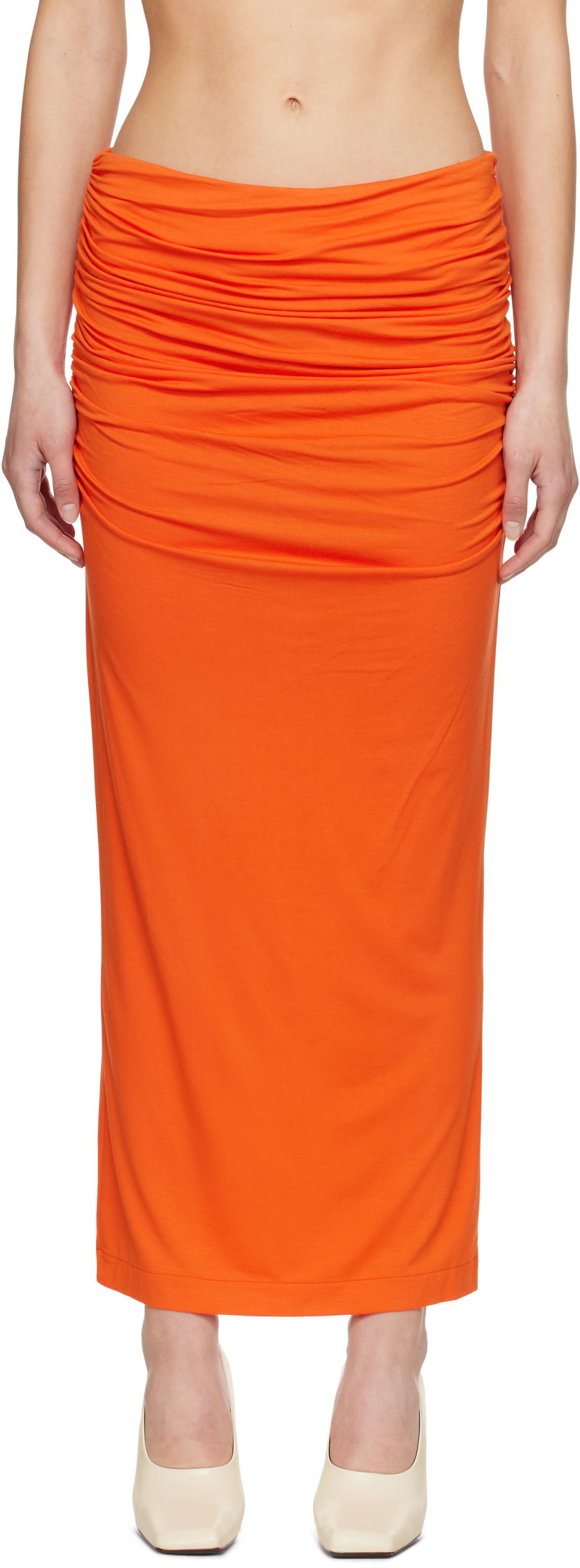 Спідниця Entire Studios Entire Studios Surge Maxi Skirt Помаранчевий | ESW-S25-7011-KO