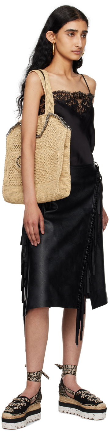 Спідниця Stella McCartney Fringe Midi Skirt чорний | 630109SJB14, 3