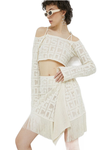 Спідниця GCDS Mini Skirt бежевий | SS23W660914