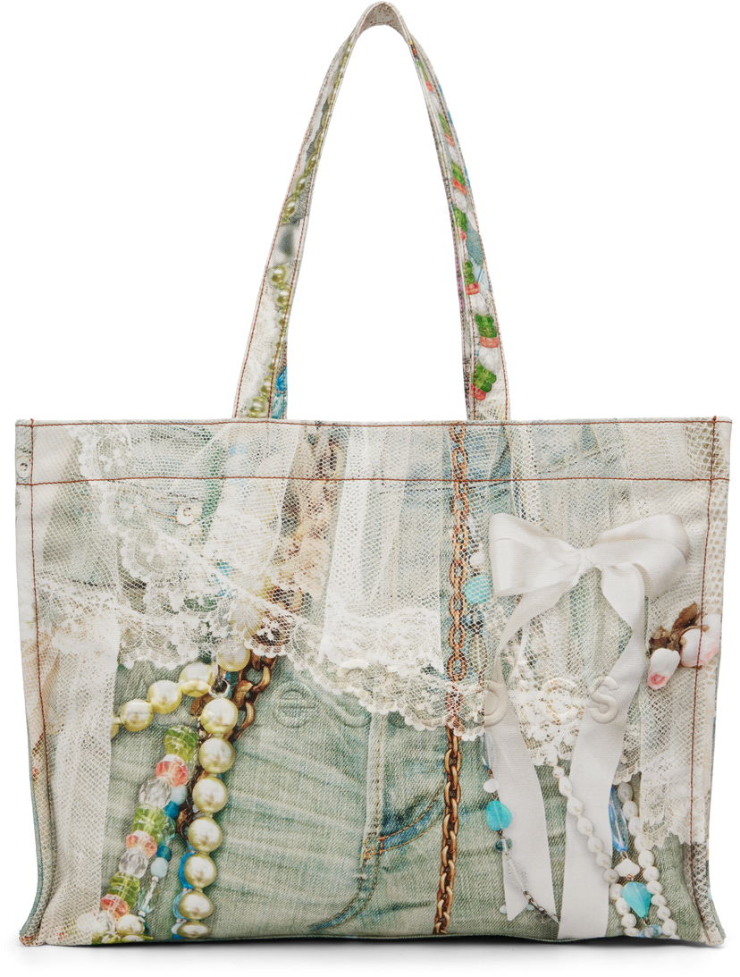 сумка-тоут Acne Studios Acne Studios Logo Shoulder Tote Різнокольоровий | C10245-