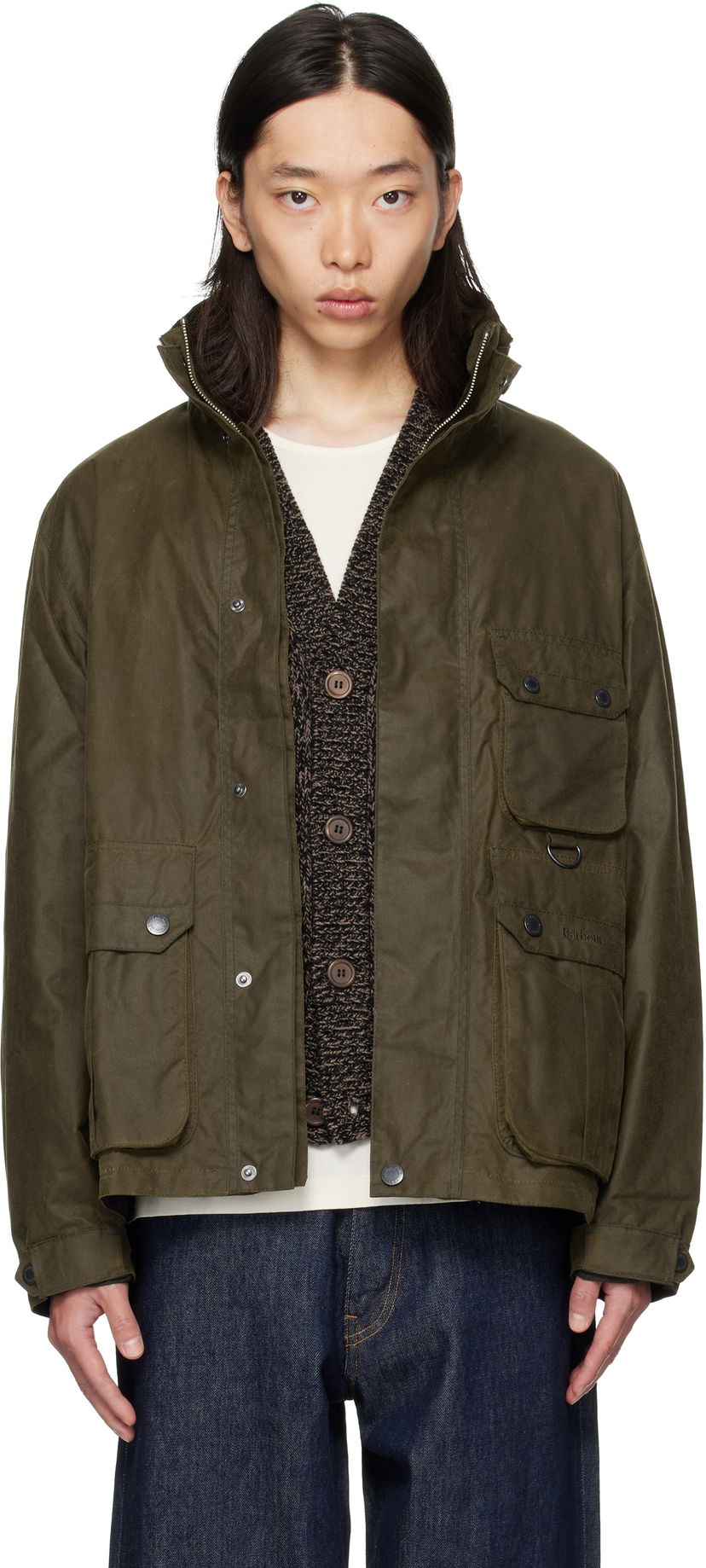 Куртка Barbour Barbour Re-Engineered Utility Bedale Waxed Jacket Зелений | MWX2483SN91