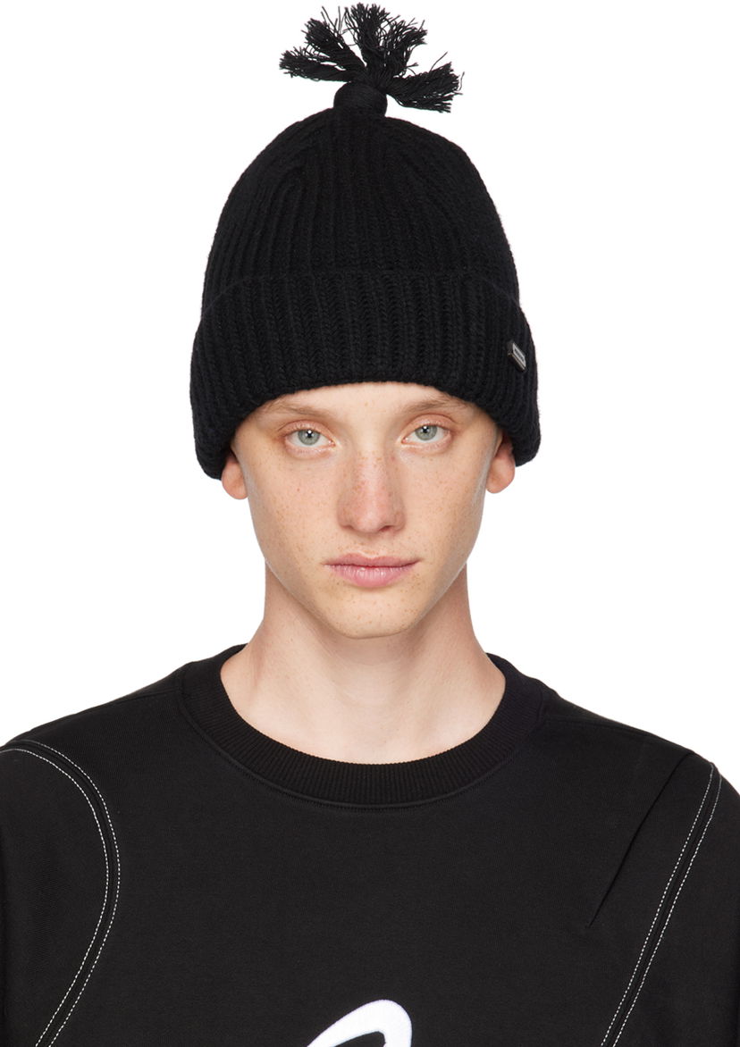 Шапка ADER ERROR Pom-Pom Beanie чорний | BMADFWHW0505BK