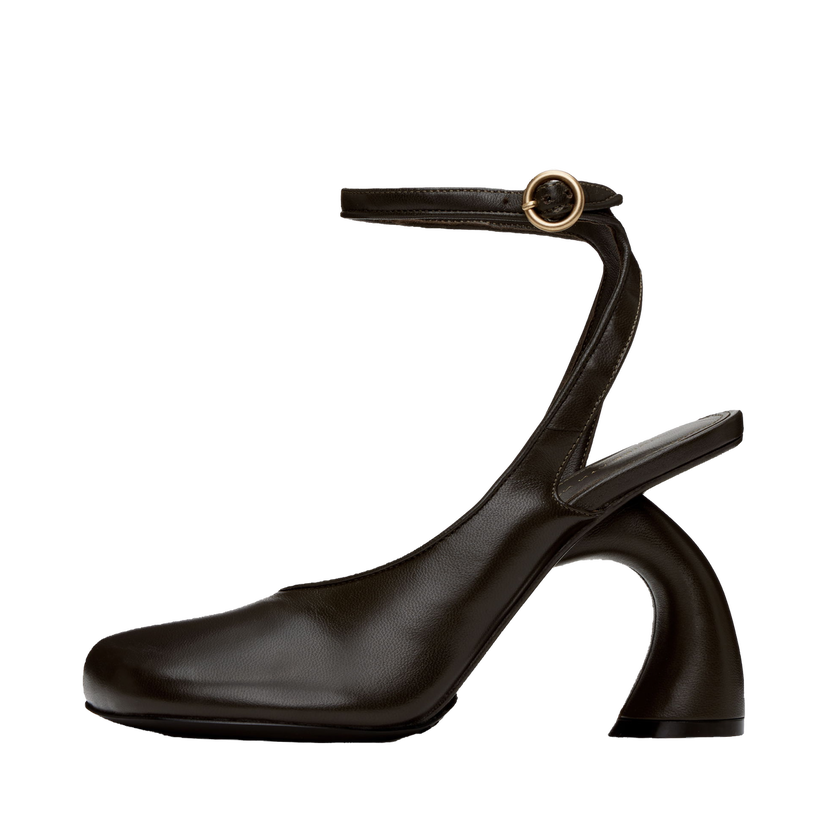 Кросівки та взуття Dries Van Noten Dries Van Noten Asymmetrical Slingback Pumps Коричневий | WS251-676-112