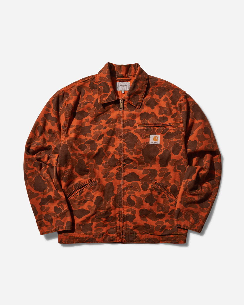 Куртка Carhartt WIP Duck Detroit Jacket Camo Duck Green / Turmeric Бордовий | I034281 2FAGD
