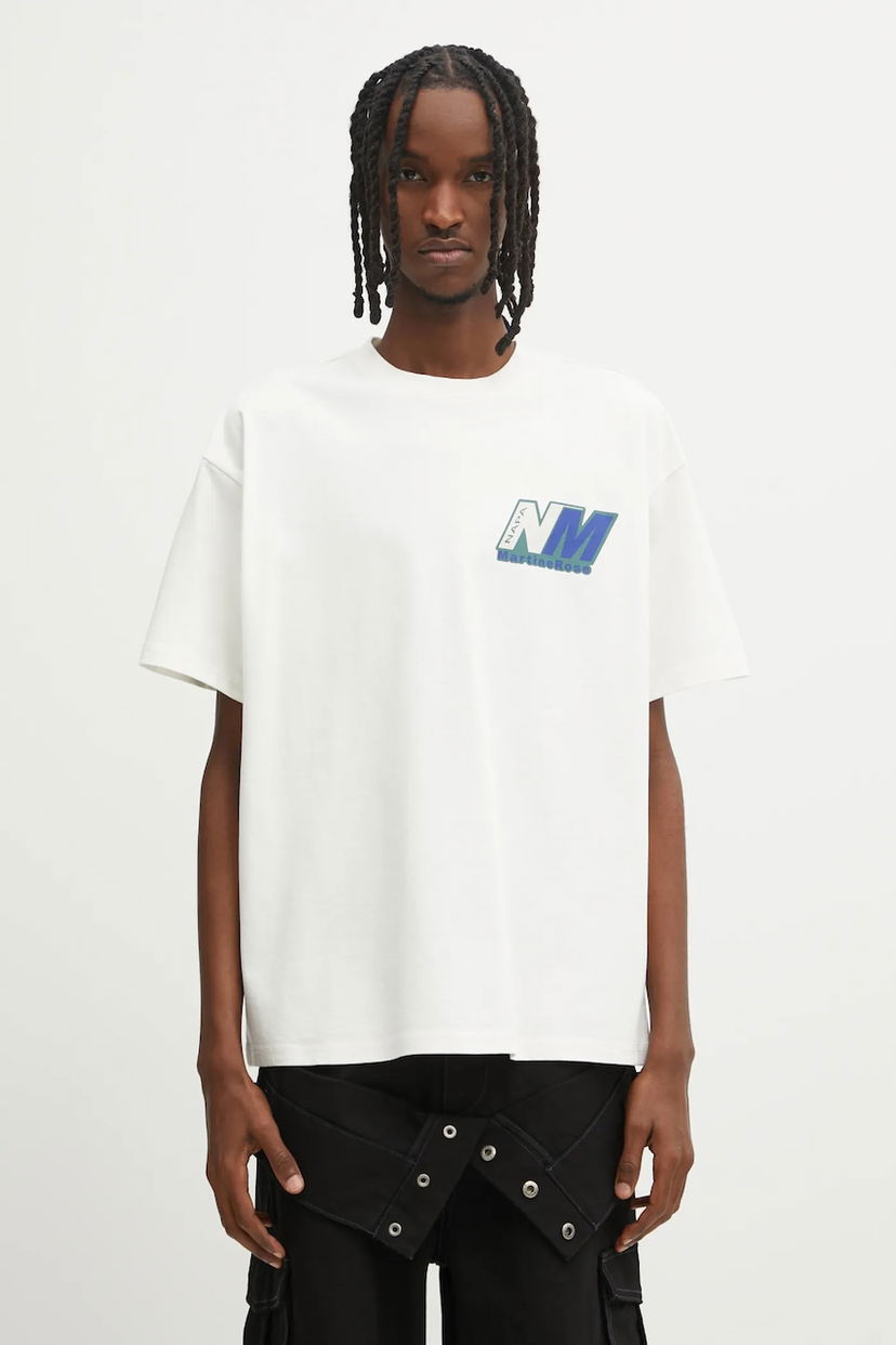 Футболка Napapijri Napapijri x Martine Rose Printed T-shirt білий | NP0A4HEWN1A1