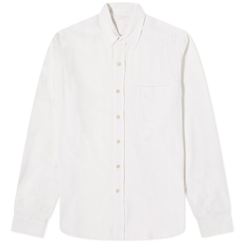 Сорочка OUR LEGACY Our Legacy Classic Silk Shirt білий | COCSWS