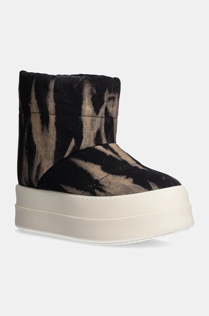 Кросівки та взуття Rick Owens Mega Bumper Low Lunar Platform Boots чорний | DS02D2839.DBSUPA, 0