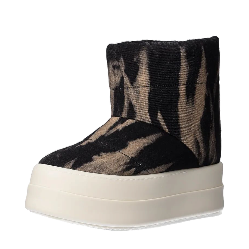 Кросівки та взуття Rick Owens Mega Bumper Low Lunar Platform Boots чорний | DS02D2839.DBSUPA