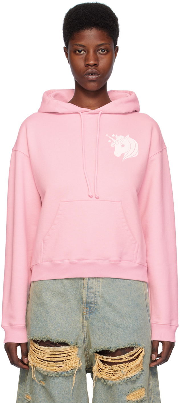 Світшоти VETEMENTS Unicorn Hoodie Рожевий | WE64HD200P