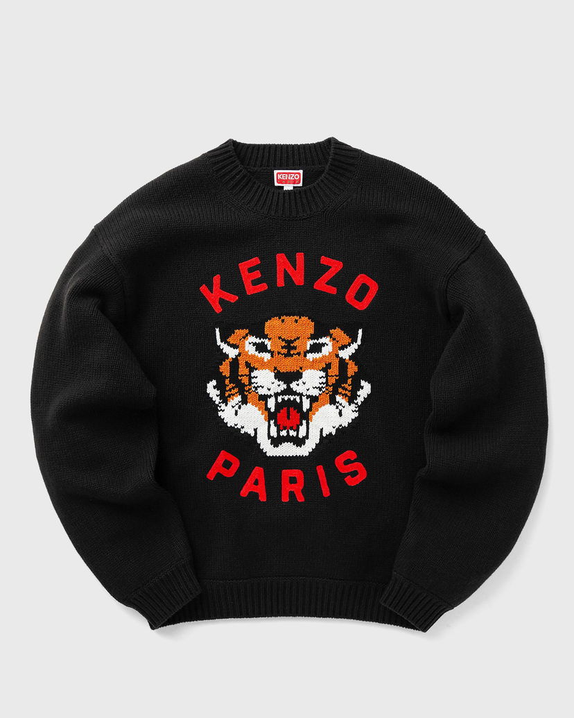 Cветр KENZO RWS LUCKY TIGER JUMPER men чорний | FE68PU4773LH.99J