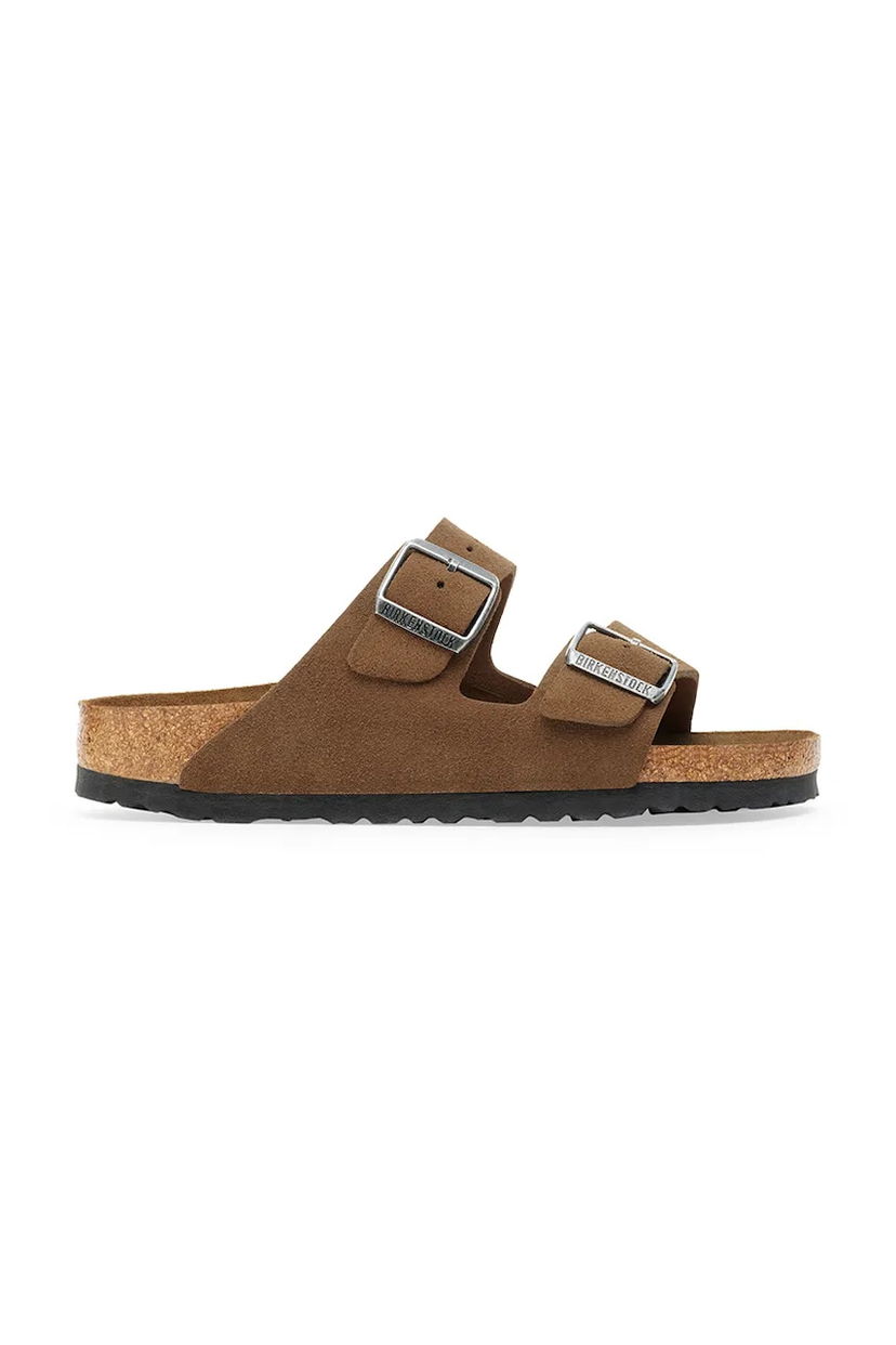 Кросівки та взуття Birkenstock Birkenstock Arizona Suede Slides Коричневий | 1030865