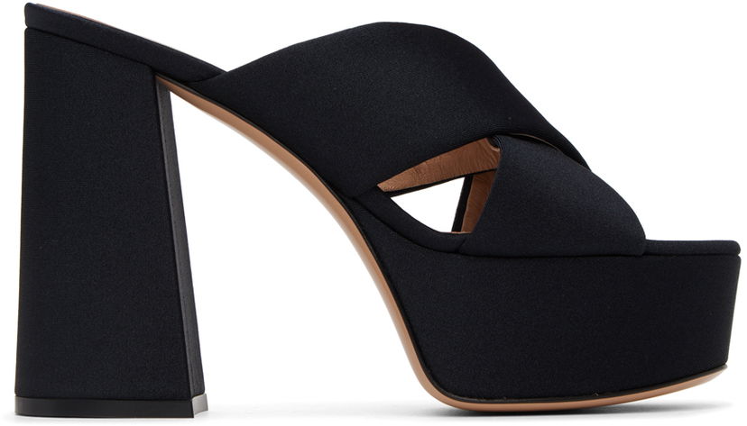Аксесуари Gianvito Rossi Gianvito Rossi Sheridan Platform Sandals чорний | G17770.70RIC.LYC