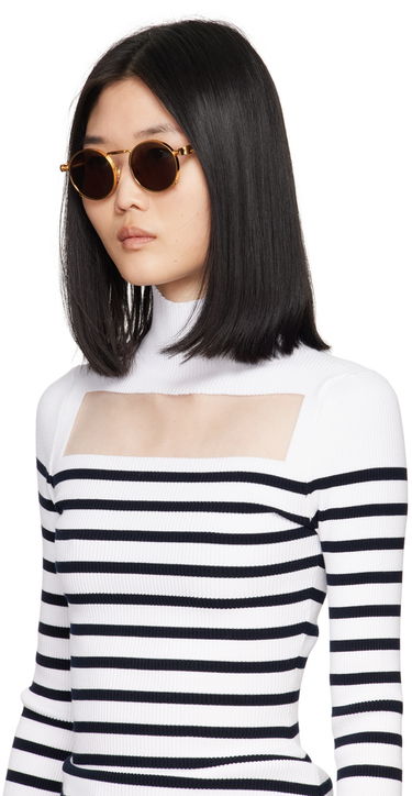 Сонцезахисні окуляри Jean Paul Gaultier Jean Paul Gaultier 56-8171 Round Sunglasses Коричневий | 24/30-U-LU008-X055-92, 3