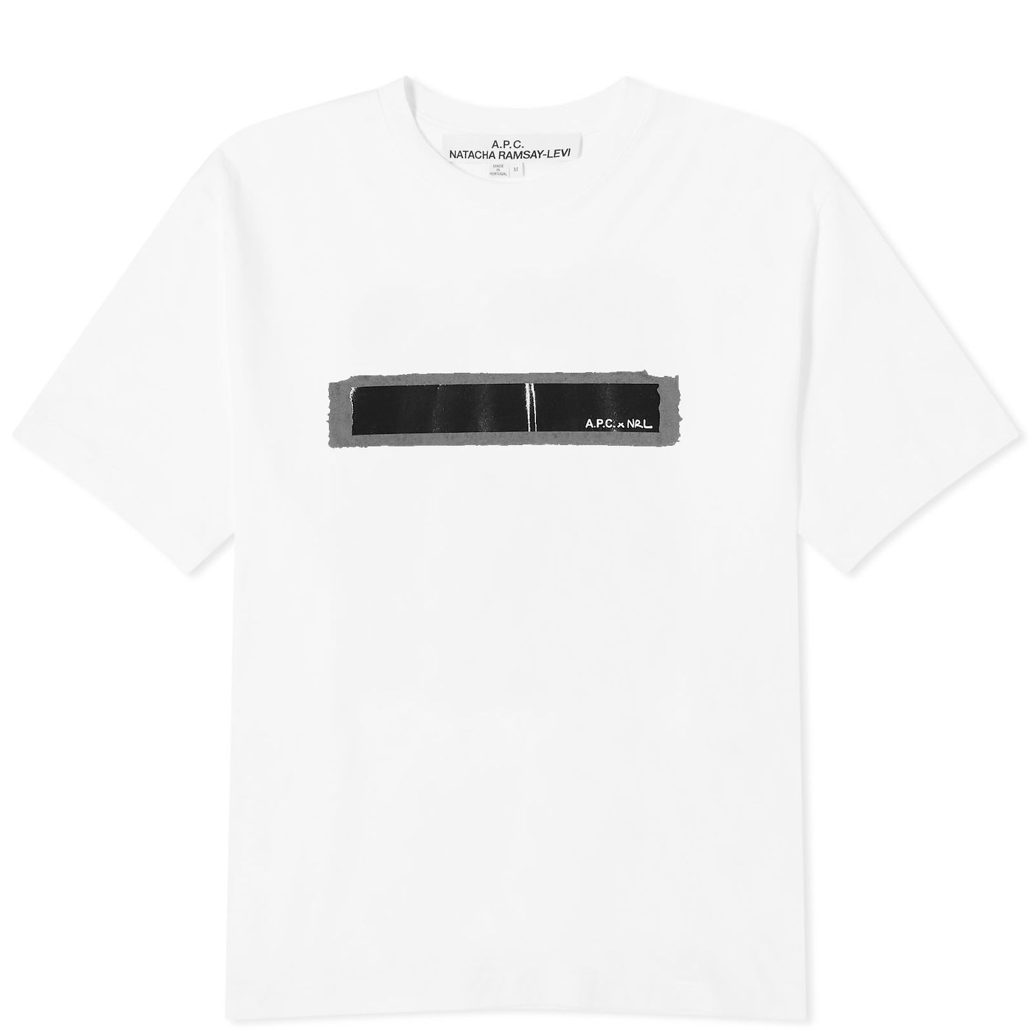 Футболка A.P.C. Ramsay Levi Jean White T-Shirt білий | COGYK-H26372-AAB, 0