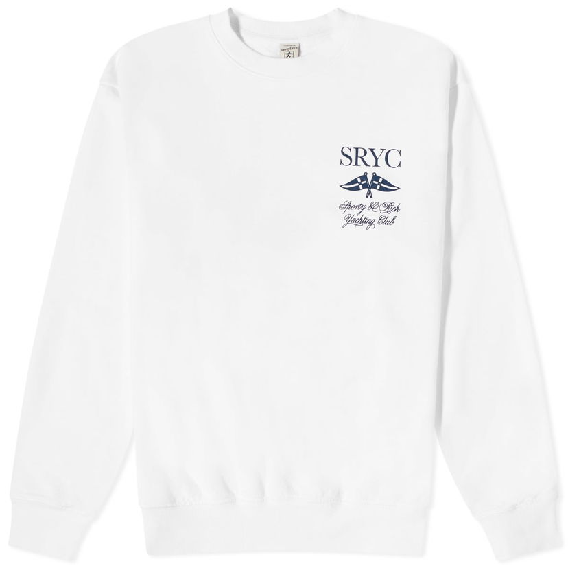 Cветр Sporty & Rich Yacht Club Crew Sweat Сірий | CR884WH