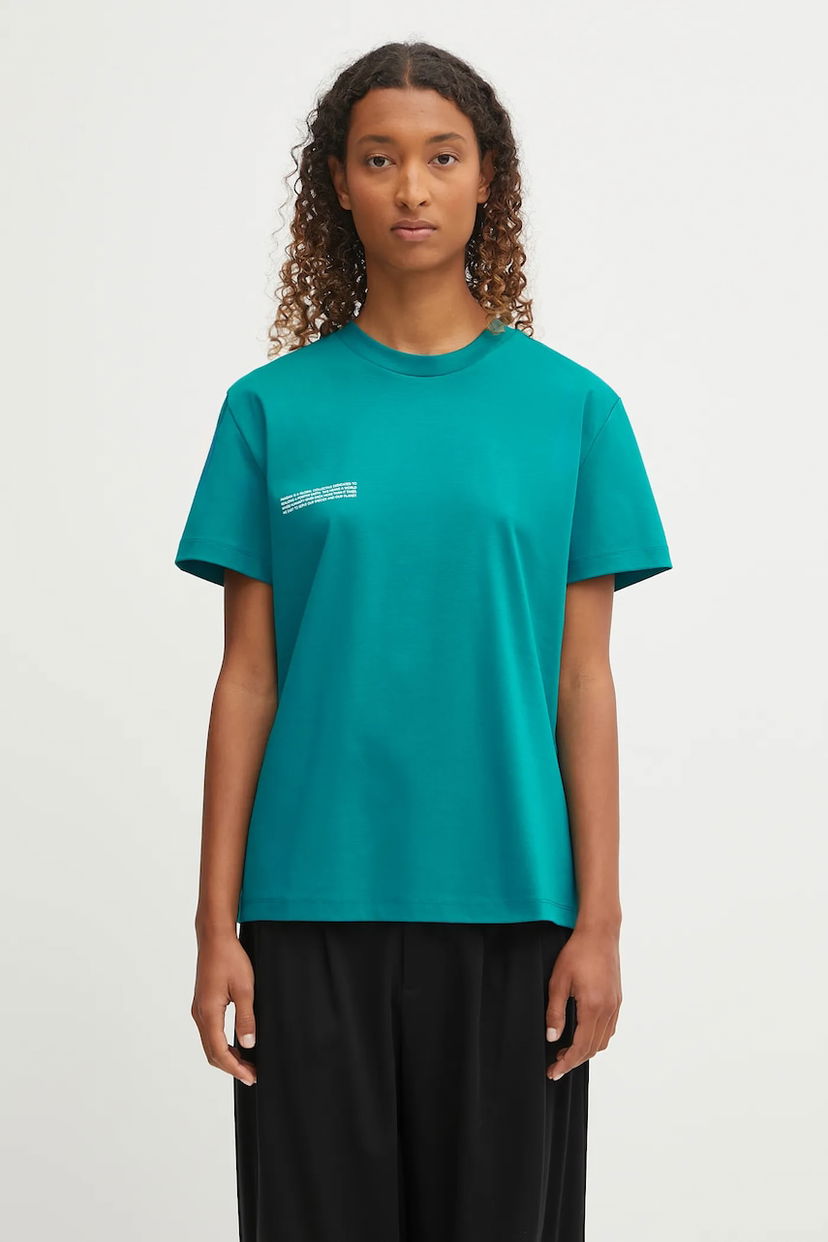 Футболка PANGAIA Pangaia DNA Interlock T-Shirt Бірюзовий | 10002573