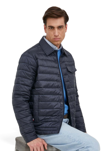 Пуховик Tommy Hilfiger Puffer Jacket темно-синій | MW0MW32351