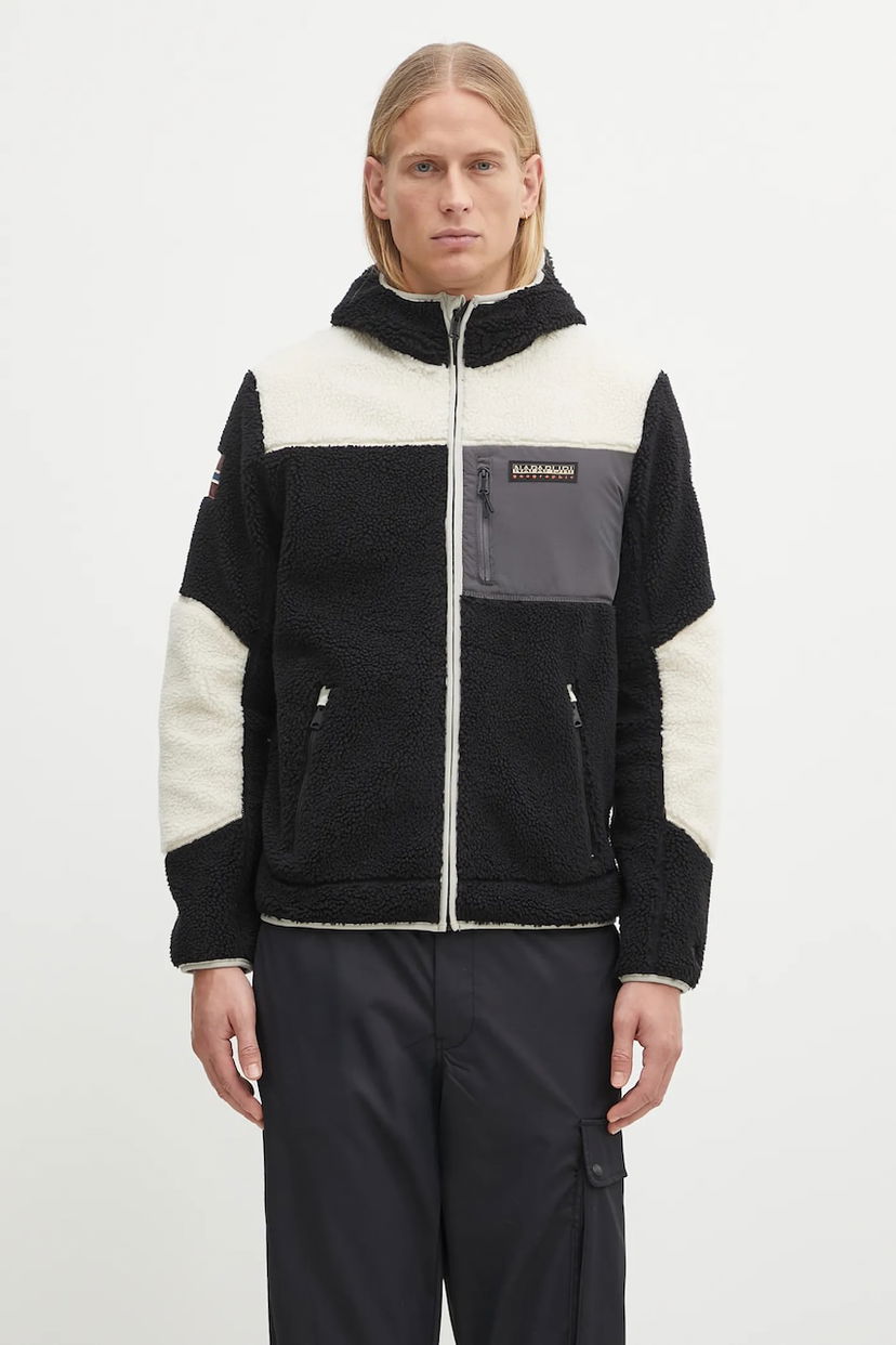 Світшоти Napapijri Yupik Color-Block Fleece Hoodie Різнокольоровий | NP0A4GNSMCB1
