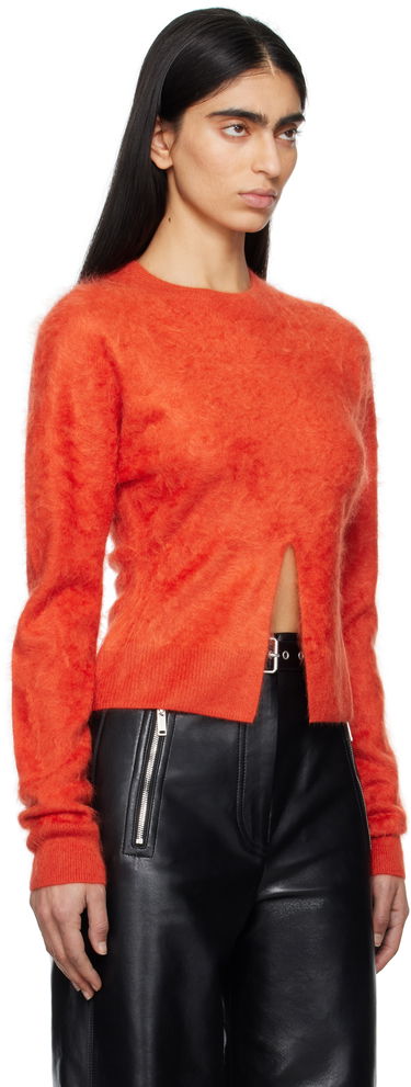Cветр Nanushka Nanushka Kloe Fuzzy Crewneck Sweater Помаранчевий | NW25RSSW10222, 1
