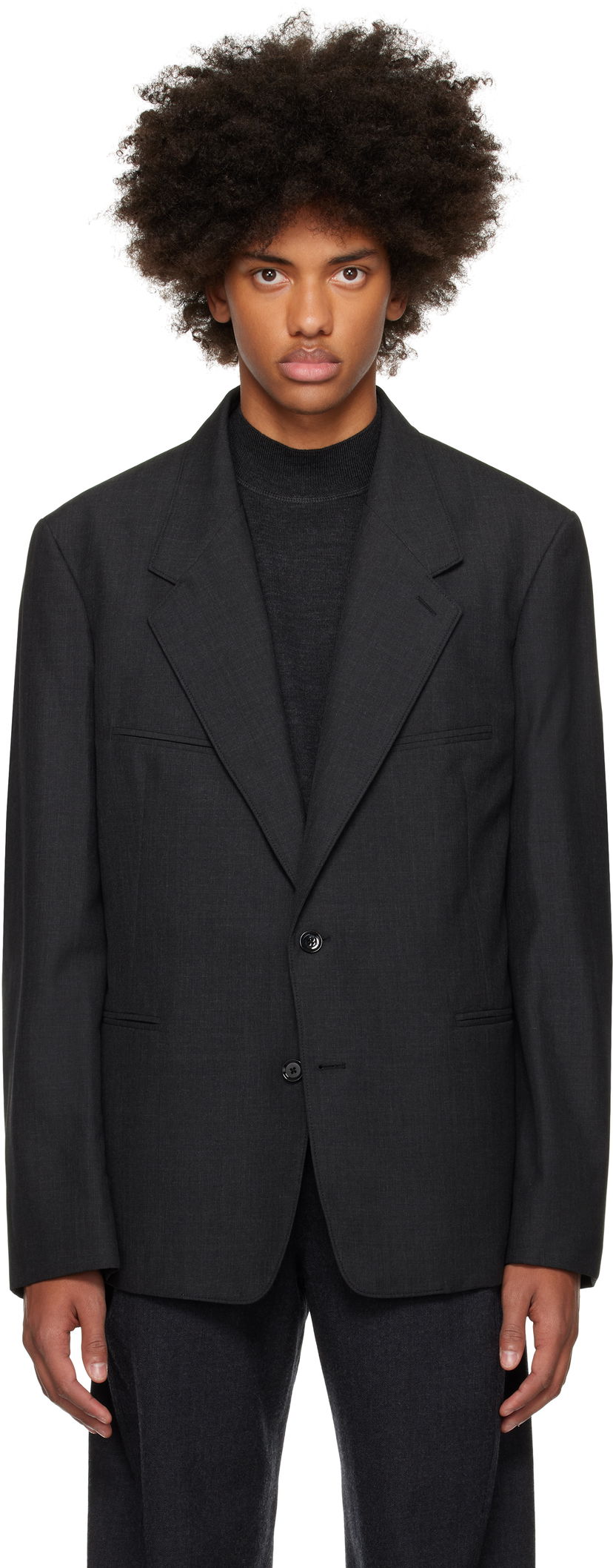 Куртка LEMAIRE LEMAIRE Tailored Single Breasted Blazer чорний | JA1056 LF414