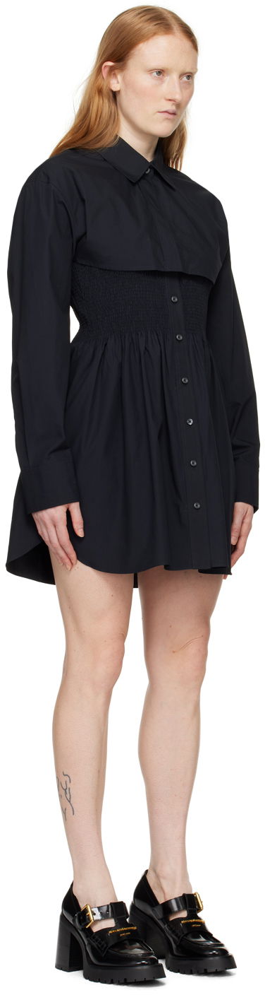 плаття Alexander Wang Smocked Minidress чорний | 4WC2246263, 1