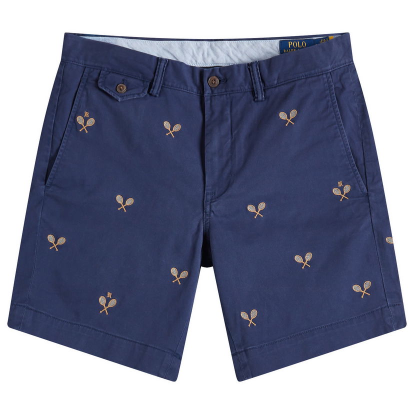 Шорти Polo by Ralph Lauren Ralph Lauren Embroidered Racquet Shorts, Size 30" темно-синій | 710963496001