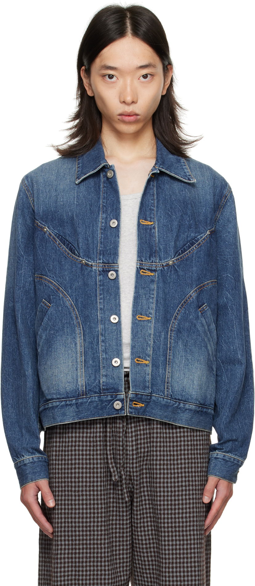 Куртка sage NATION SAGE NATION Jiji Denim Jacket Синій | S084 DENIM JIJI JACKET DENIM I
